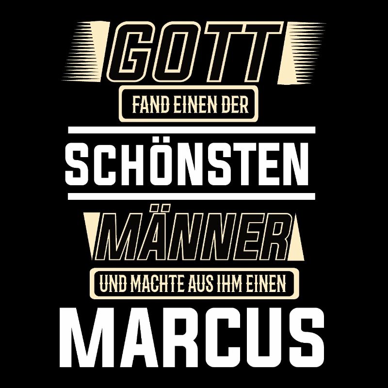 Marcus le plus bel homme de Dieu en forme de design