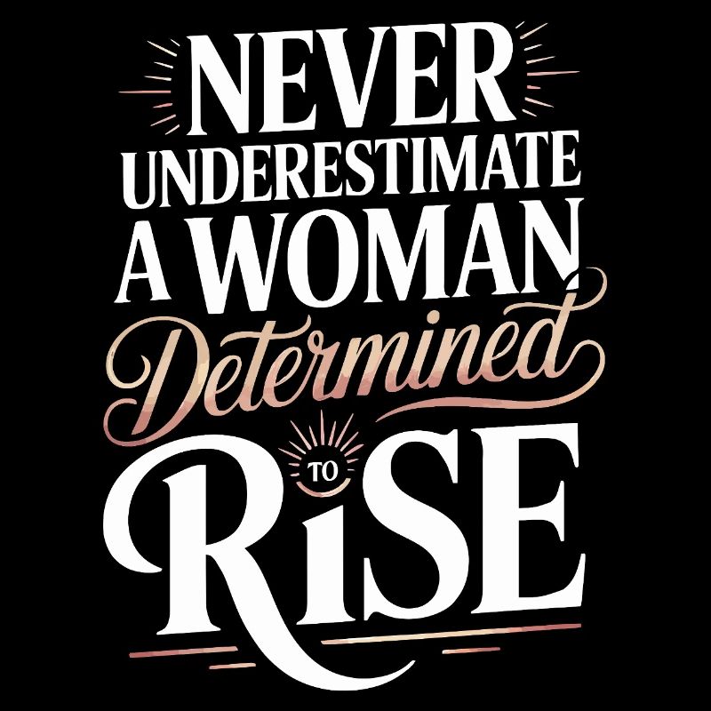 Never Underestimate a Woman: Determined Rise