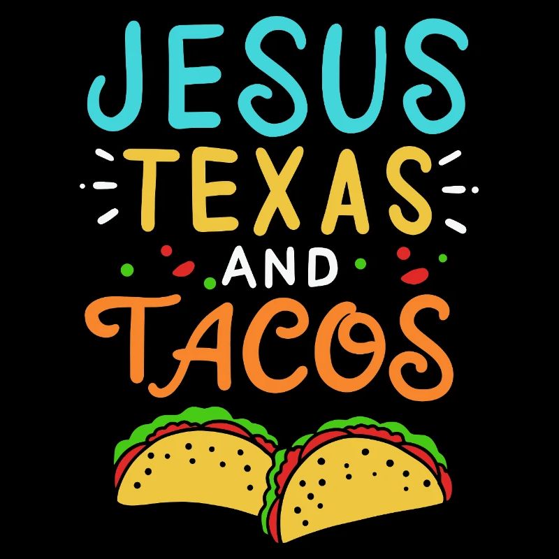 Jésus, Texas et Tacos : graphique drôle du Sud