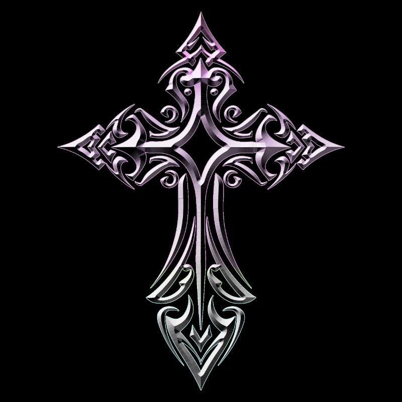 Ornate Gradient Cross