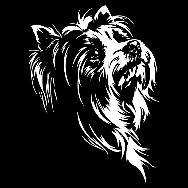 Biewer Terrier Silhouette de chien Wilsigns