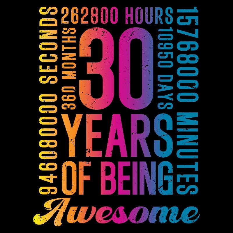 30 ans d’anniversaire