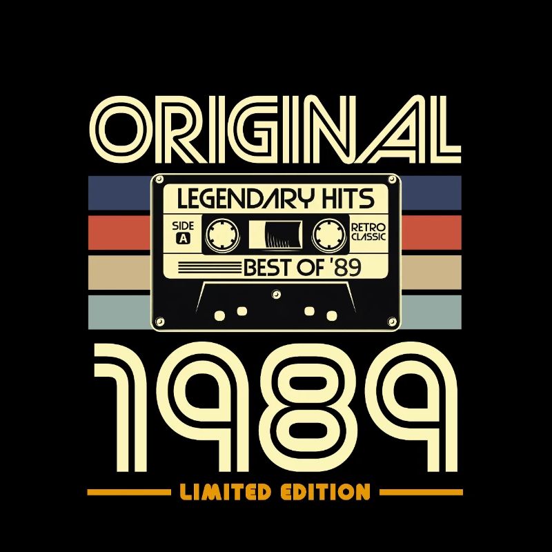 Originale Retro-Kassette von 1989