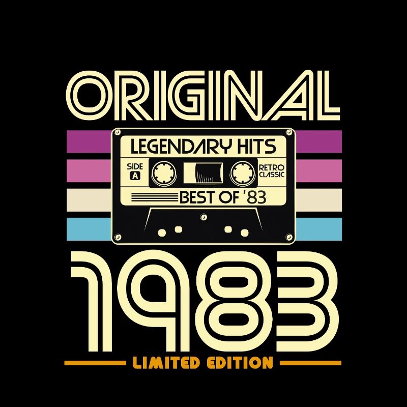Cassette Rétro 1983 Légende