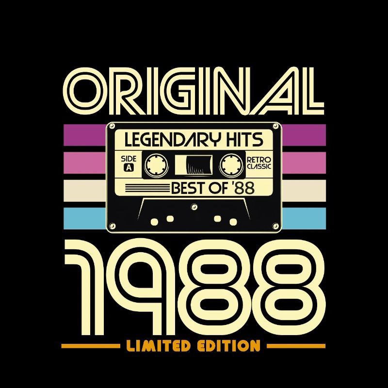 Original 1988 Cassette Rétro