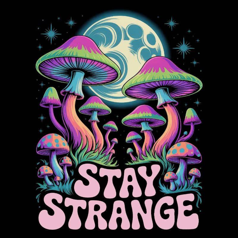 Art de champignons Stay Strange