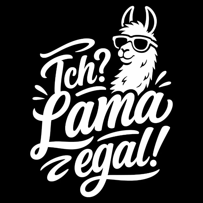 Je fais un llama peu importe ce que je dis drôle de design