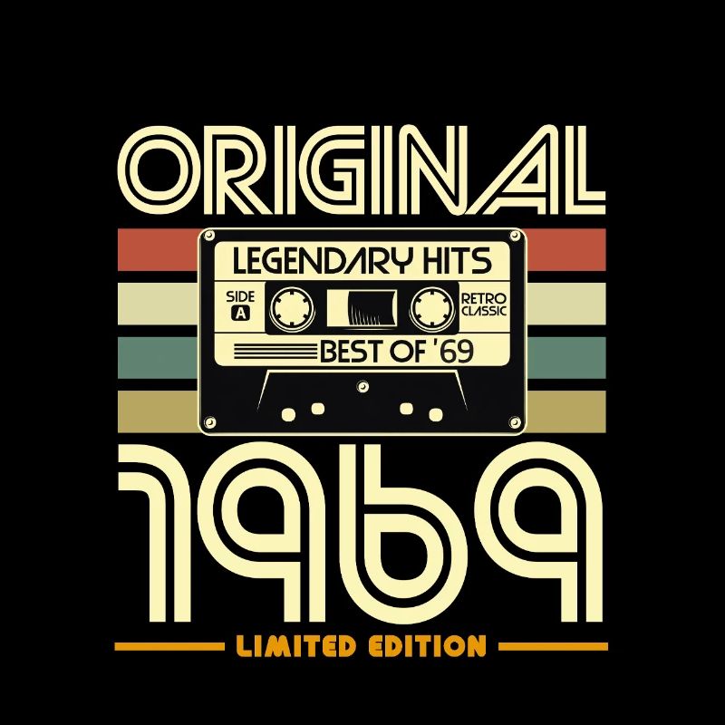 Original 1969 Rétro Cassette