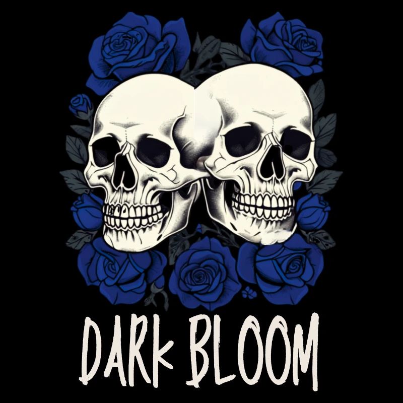 Dark Bloom – Crânes et Roses Gothiques