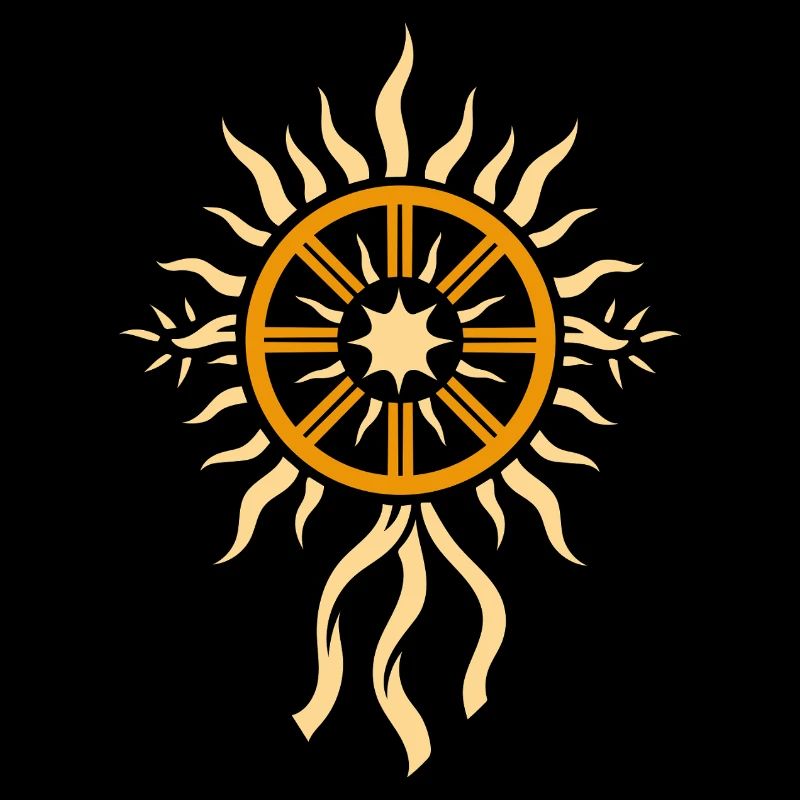 Roue du solstice d’été – Symbole des festivals annuels