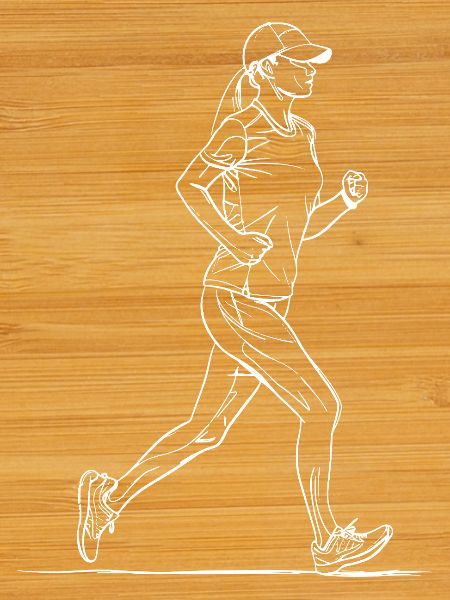 Sketch du coureur