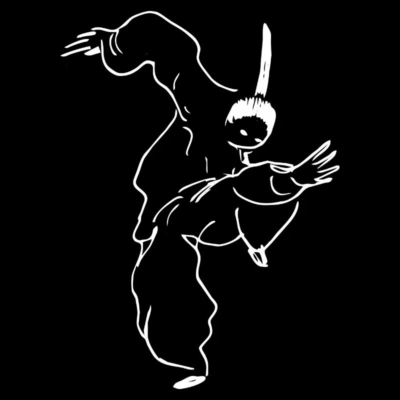 Combattant de kungfu