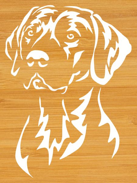 Rhodesian Ridgeback Kopf "Black Edition"