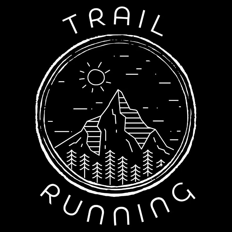 Trail Running Berge Wald Sonne
