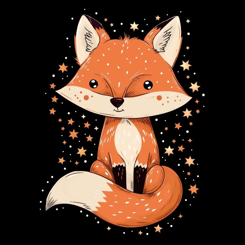 Fuchs mit Sternen