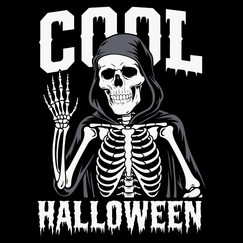 Squelette d’Halloween cool