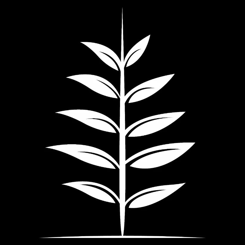Nature Leaf Simple Extérieur Simple Lignes d’arbres