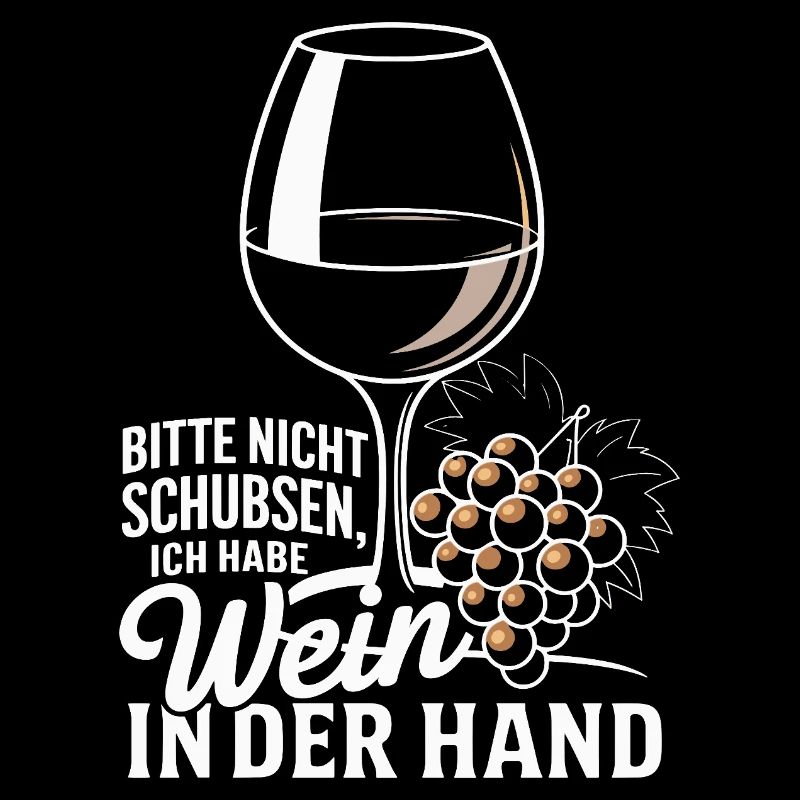 Please don't push I've got wine in my hand