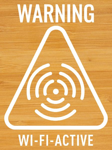WiFi Active Warning Triangle