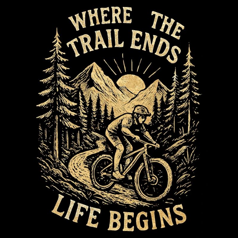 Sentier vintage pour VTT – Flow & Mountains Design