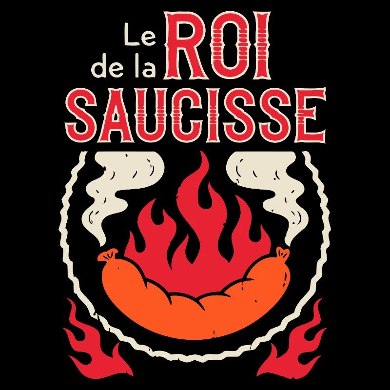 Roi de la Saucisse – Logo Barbecue