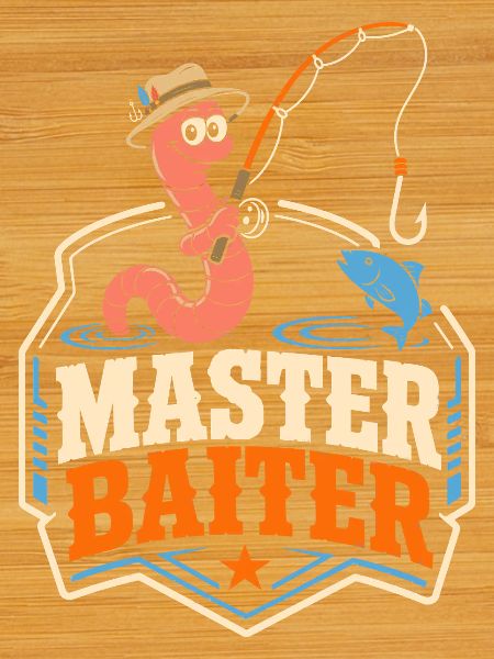 Master Baiter Angel-Wortspiel