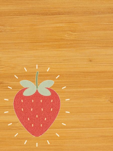 Illustration de fraise radieuse