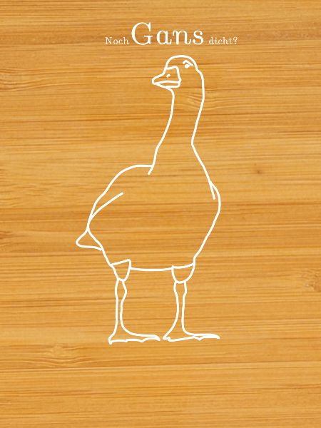 Noch Gans dicht