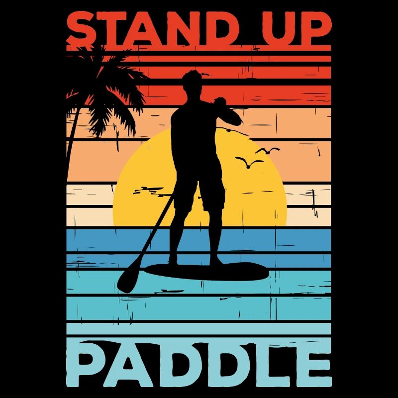 Stand Up Paddle SUP Sunset Gift Paddle