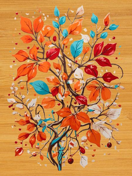 Flowers with nuts