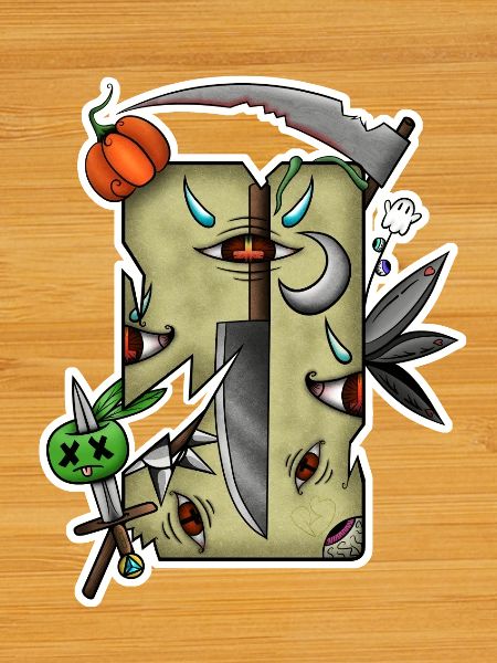 Beschädigtes Halloween-Tarot!