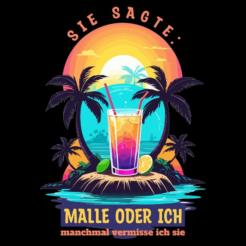 Sie sagte. Malle oder ich
