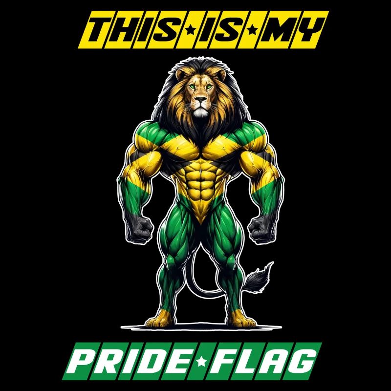 Les lions de la Jamaïque, c'est mon drapeau