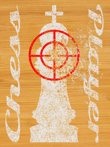 Motif d’échecs avec réticule