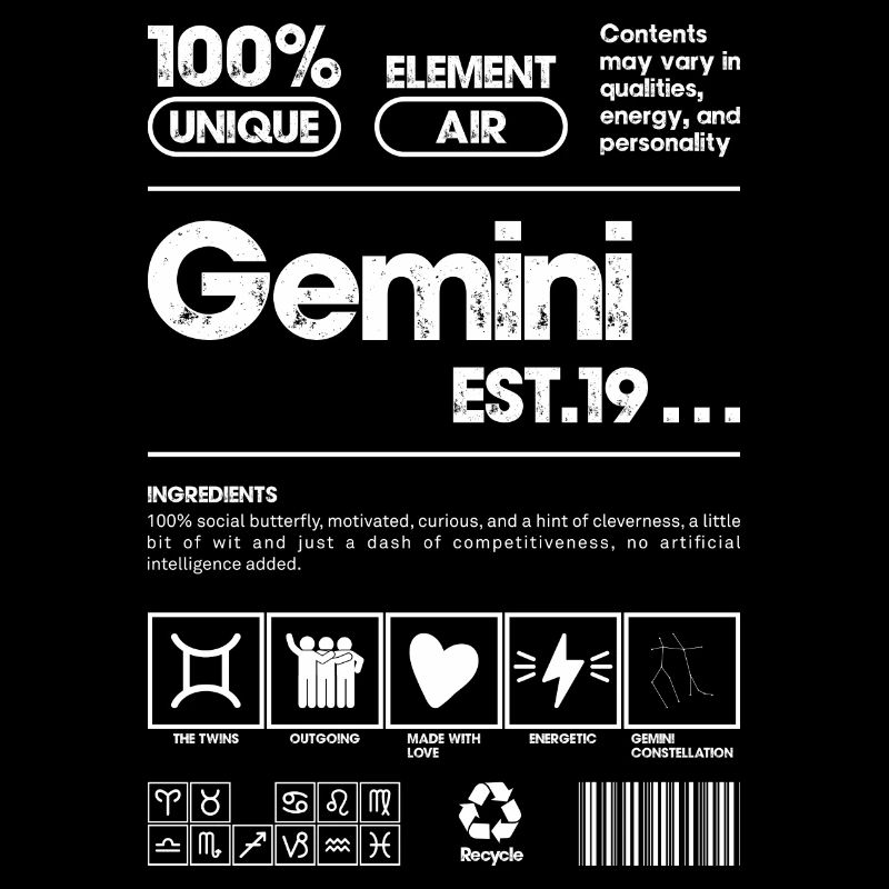 Glyphes Gémeaux EST.19