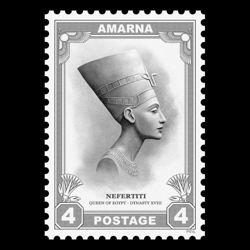 Nefertiti Stamp