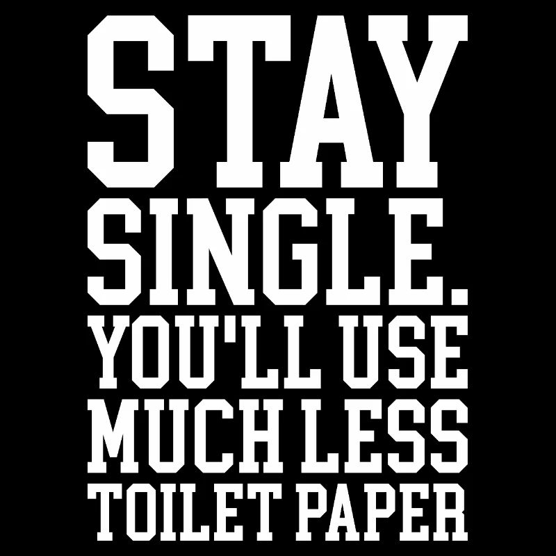 Humorvolle Botschaft über das Single-Leben