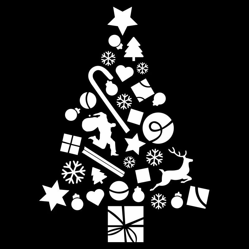 Decorated Christmas tree