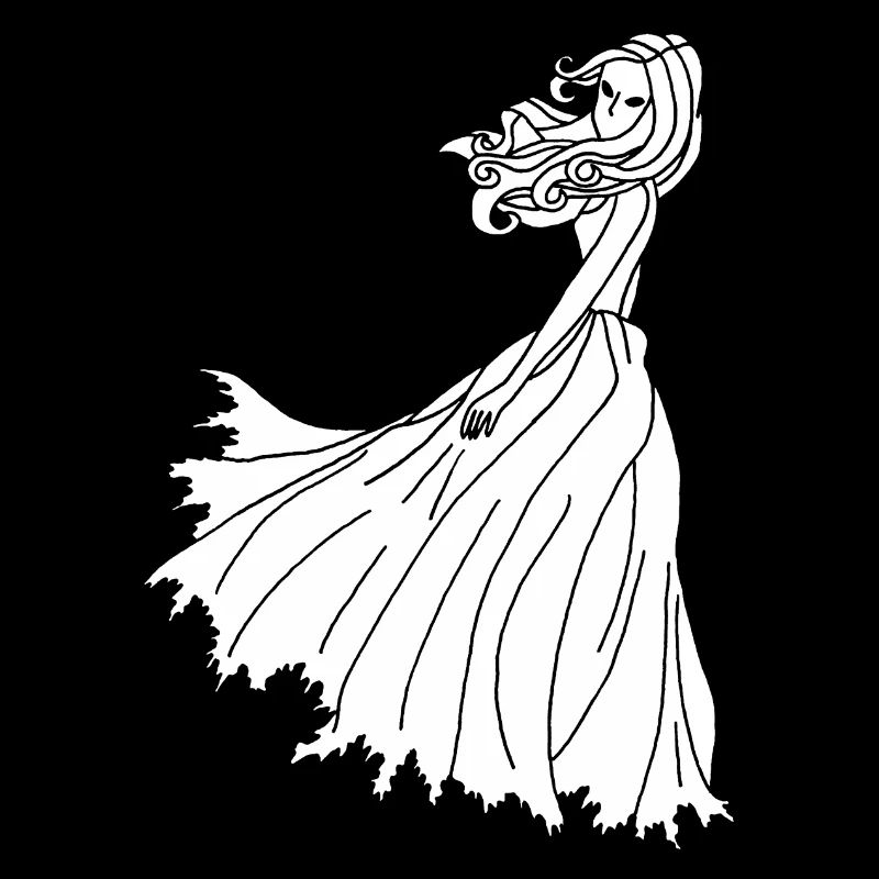 La dame blanche fantomatique