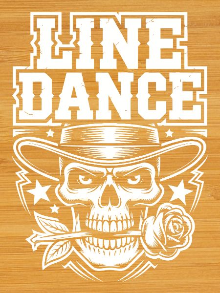 Line Dance Skull Tee