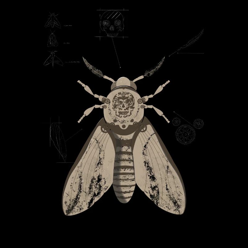 Skull Moth Anatomy