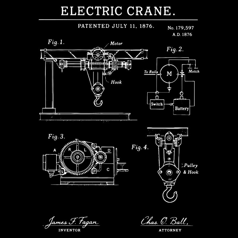 Plan directeur de la grue industrielle
