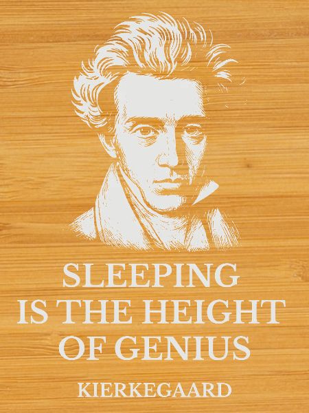 Kierkegaard Sleep Genius Tee