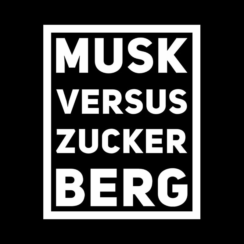 Musk versus Zuckerberg Kontrast