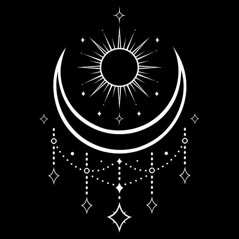 Midsummer Sun and Moon – Mystical Motif
