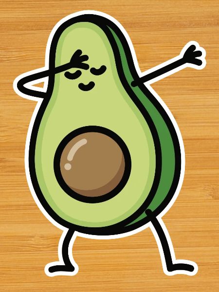 Avocado dab dabbing