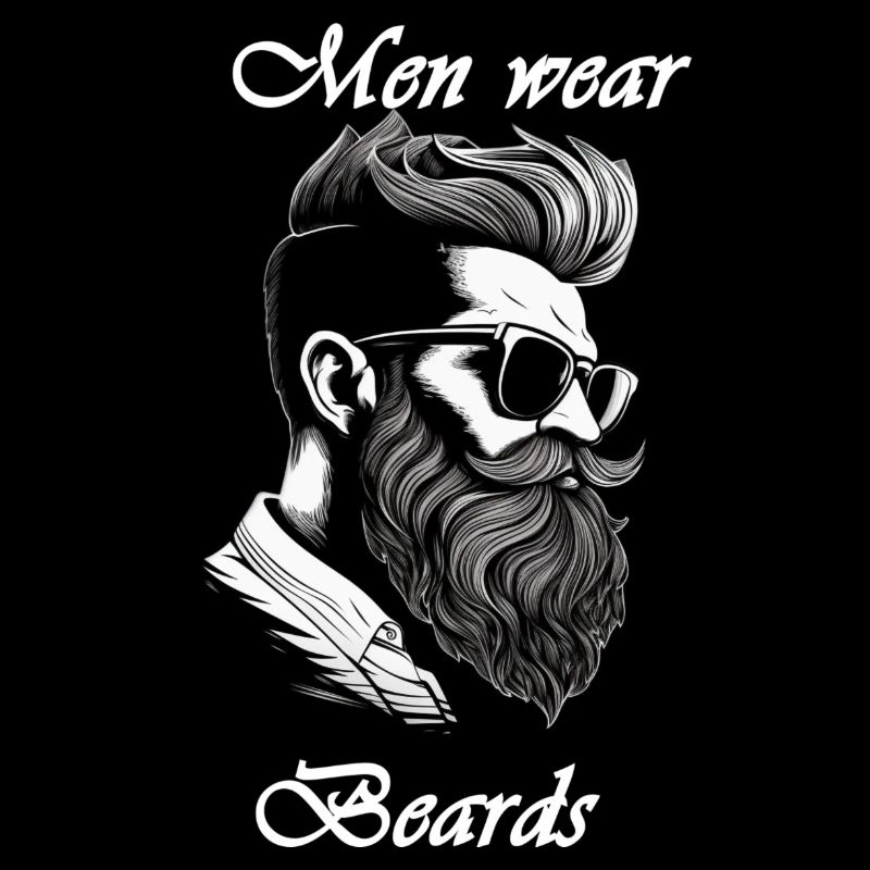 Men wear beards white