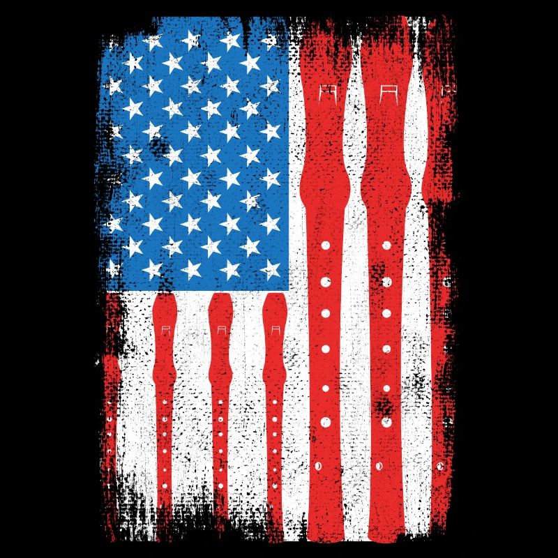 4 juillet USA Flûte