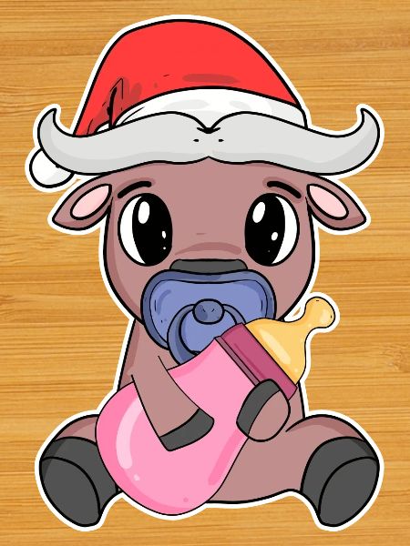 Bœuf bébé Noël