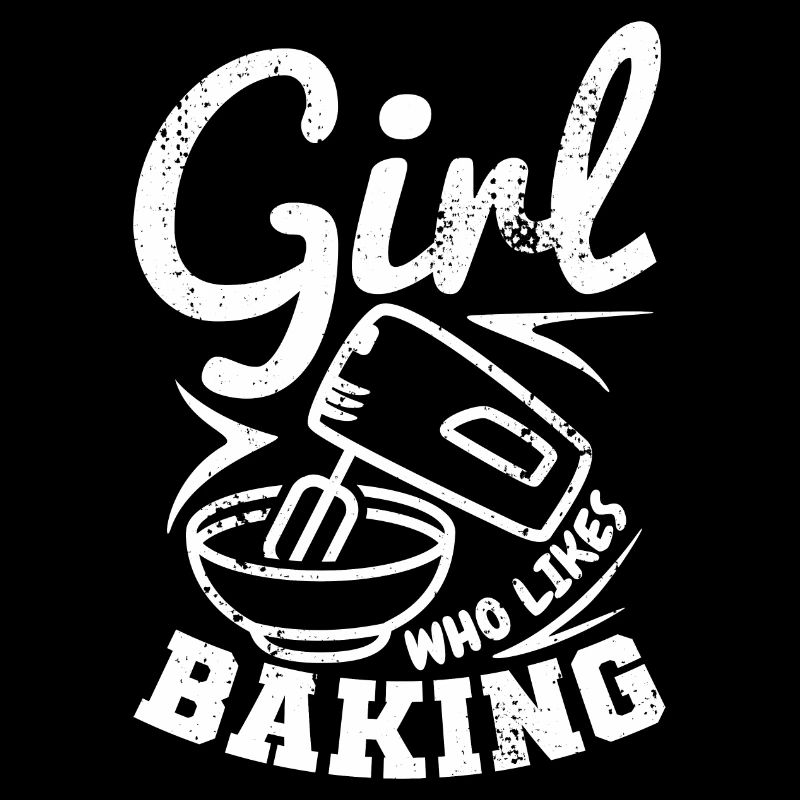 Mädchen, das gerne backt